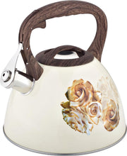 Edënbërg Classic Line - Luxe Fluitketel - 3.0 liter - RVS - Crème
