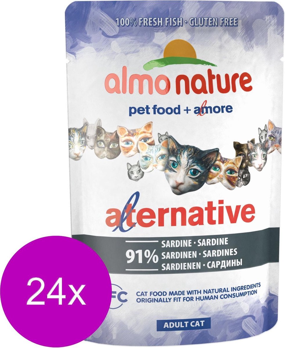 Almo Nature - Alternative - Sardienen - 24 x 55 g