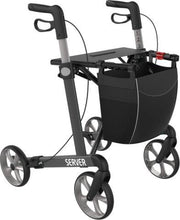Server Lichtgewicht Rollator Antraciet Medium - Standaard banden