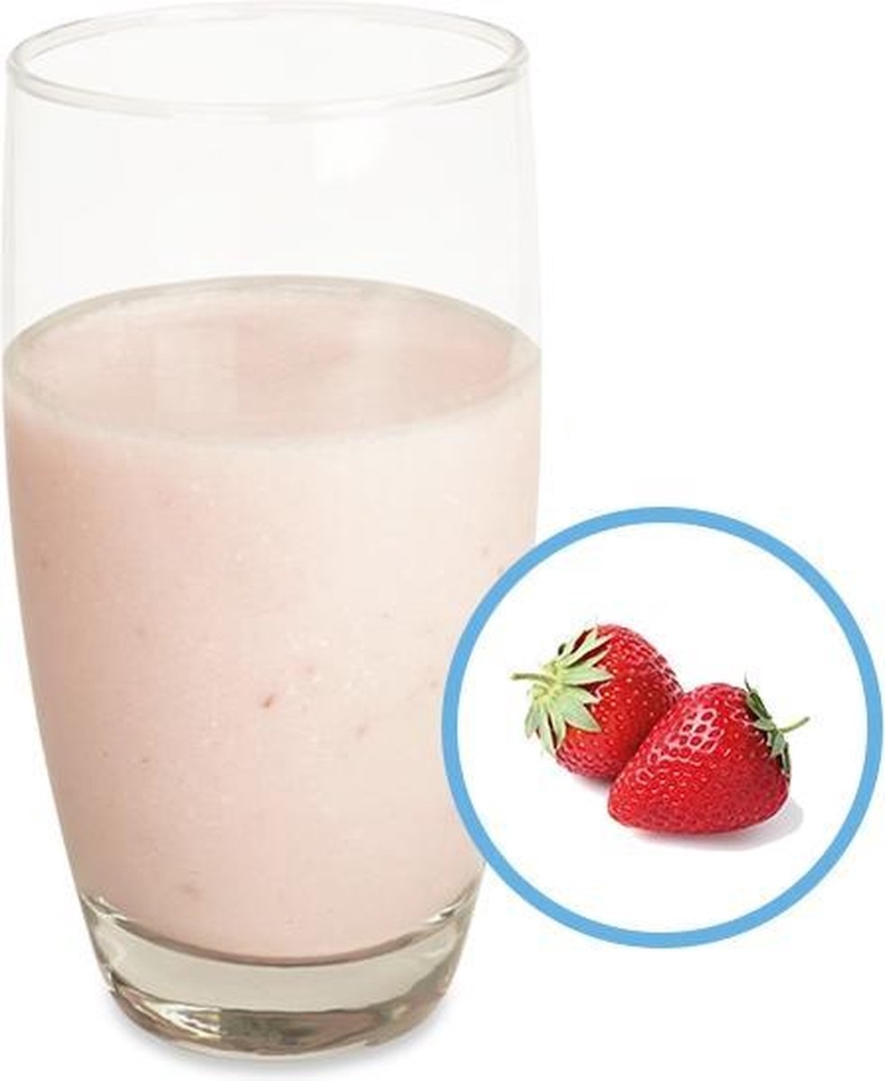 Protiplan | Milkshake Aardbei | 7 x 26 gram | Eiwitpoeder | Proteine shake | Past in een koolhydraatarme levensstijl