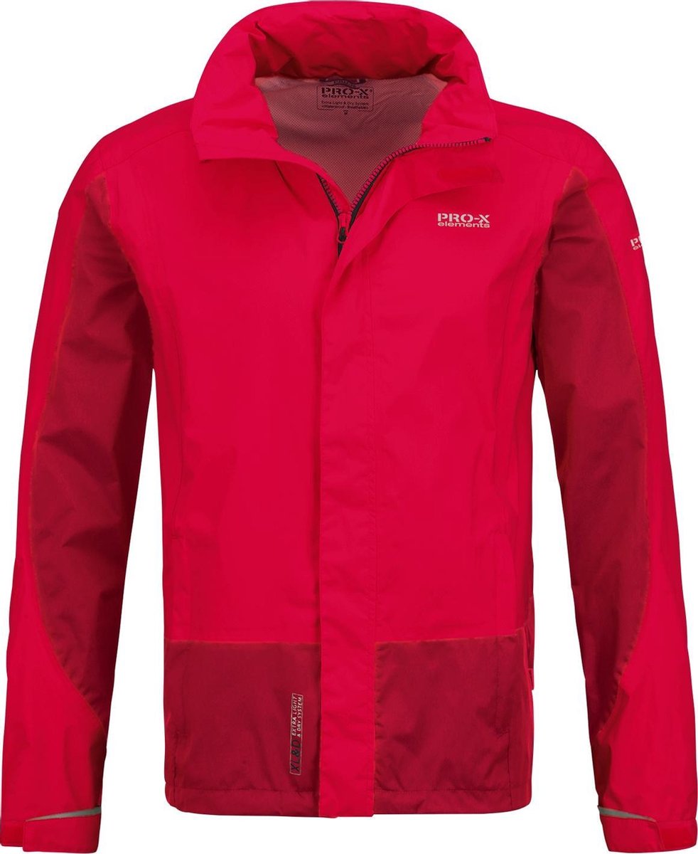 Pro-x Elements Outdoorjas Lennard Heren Polyamide Rood Mt 3xl