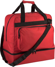 Teamsporttas met handige bodem – 60 liter – rood