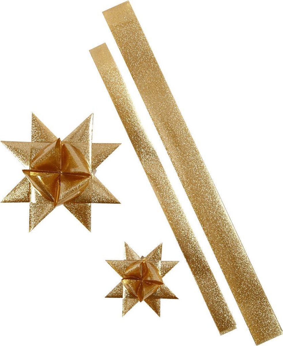 Sterstroken Outdoor Papier 86/100 Cm Goud 16 Stuks