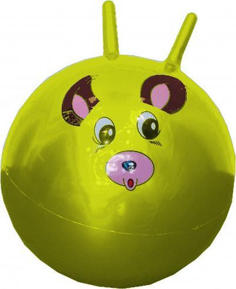 Lg-imports Skippybal Kangoeroe Junior 46 Cm Rubber Geel
