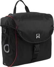 Willex 300 S Enkele Fietstas - 12 liter - Zwart/Rood
