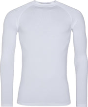 AWDis Gewoon Cool Mens Lange Mouw Bazelayer Top (Arctisch Wit)