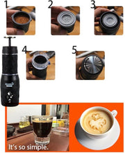 Portable coffee maker-Mini espresso koffie maker-espresso cups koffiemaker apparaat voor onderweg of camping-