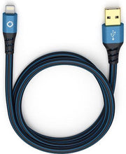 Oehlbach iPad/iPhone/iPod Datakabel/Laadkabel [1x USB-A 2.0 stekker - 1x Apple dock-stekker Lightning] 3.00 m Blauw
