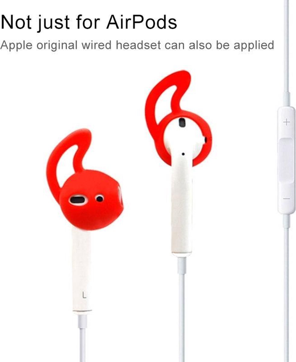 Mobigear Earbuds met Earhook Blauw voor Apple AirPods