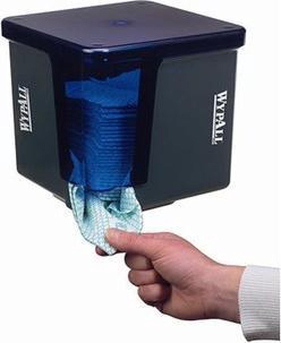 Wypall poetsdoek dispenser kwartgevouwen grijs 19