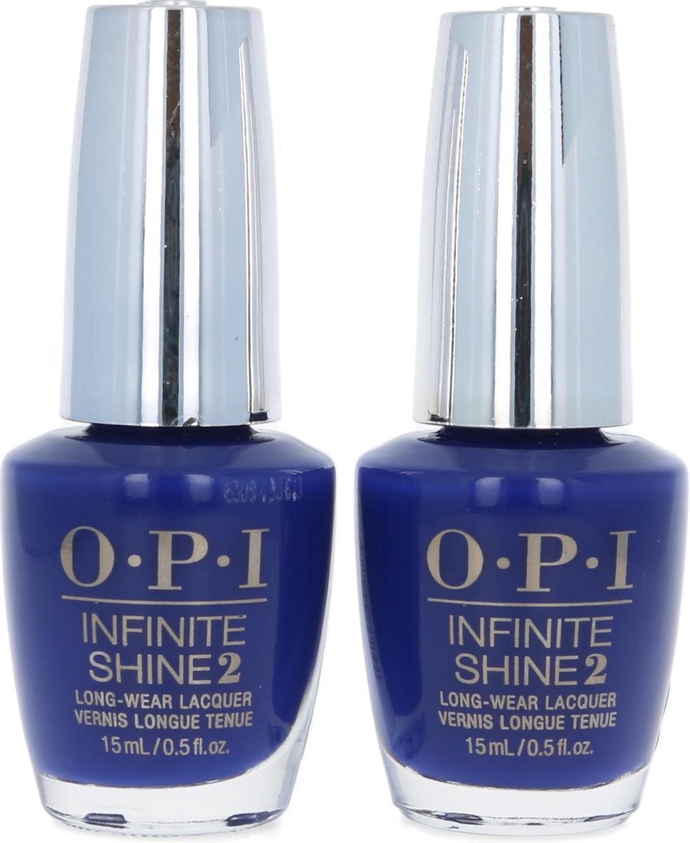 O.P.I Infinite Shine Nagellak - Indignantly Indigo (2 stuks)