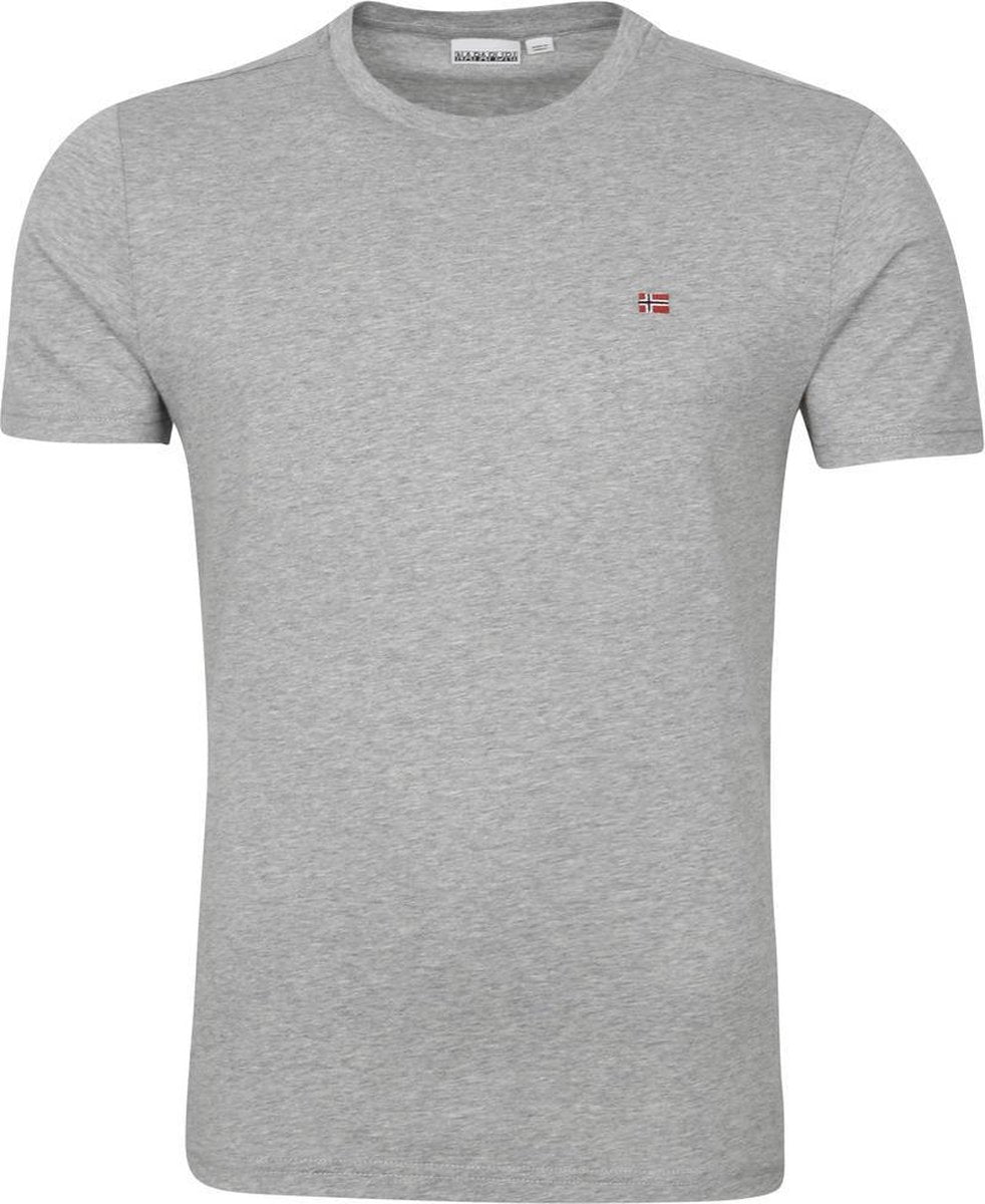 Napapijri Salis T-shirt Grijs - maat XXL