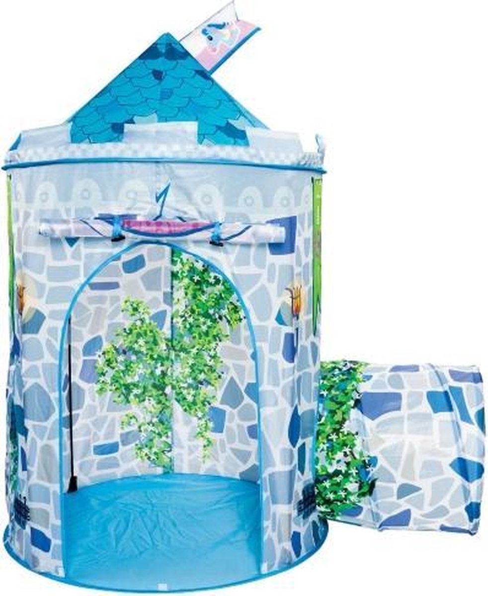 Speeltent Unicorn Kasteel - Imaginarium - Pop Up Tent voor Kinderen - Met Tunnel