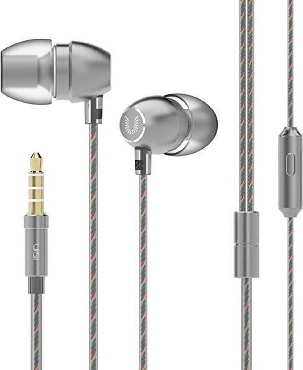 in-ear oortjes - 1.2 meter met microfoon en controller - 3.5mm - UiiSii HM7