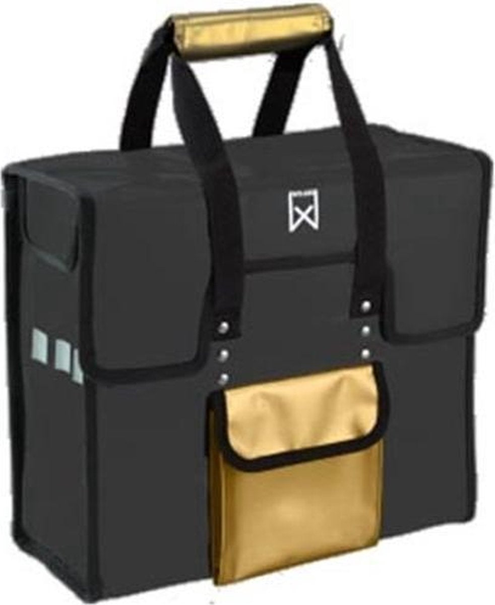 Willex Shopper Bisonyl 18L - Mat Zwart/Goud