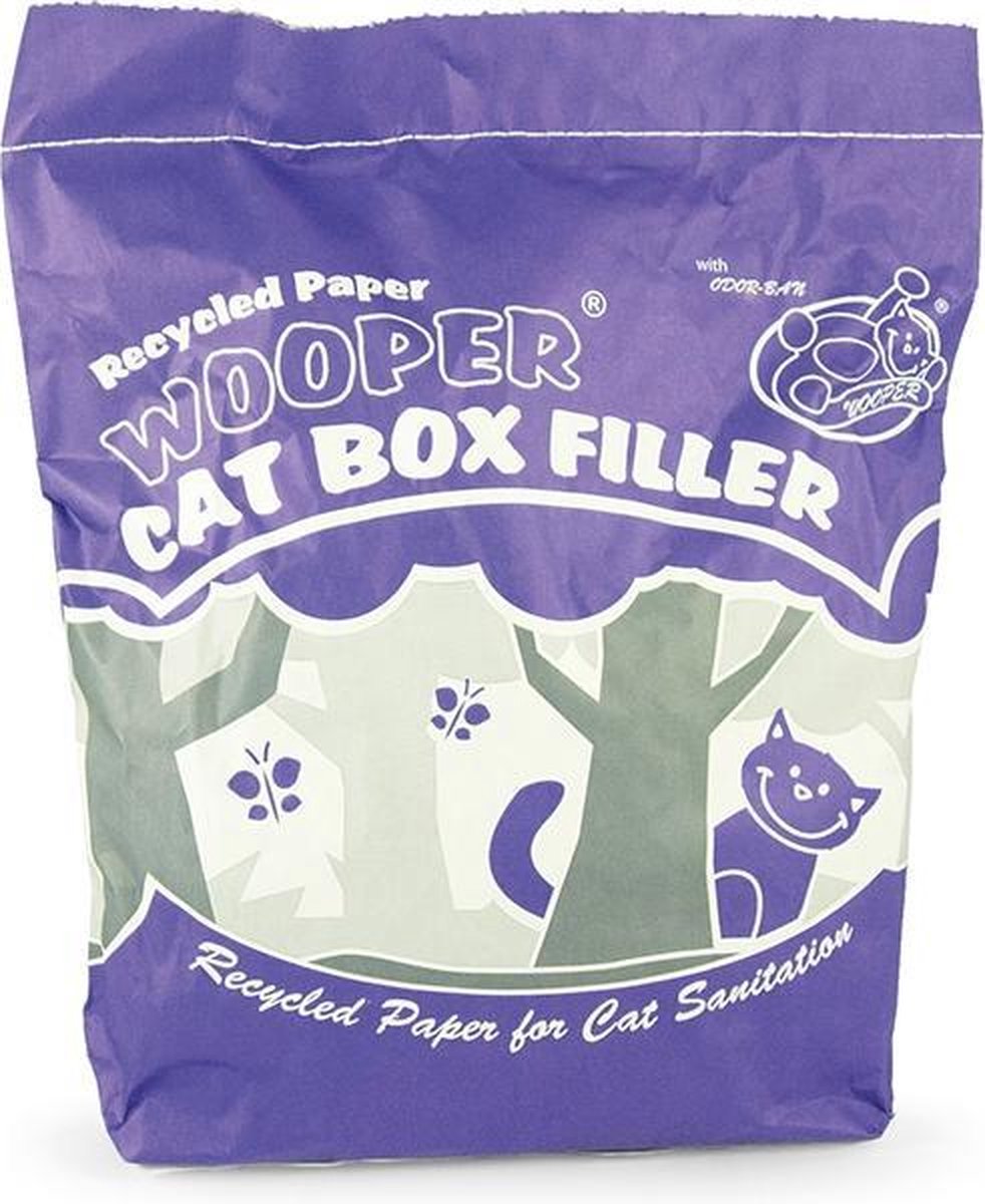 Wooper Kattenbakvulling Van Gerecycled Papier - 6 l