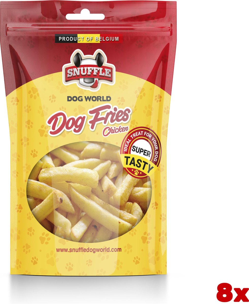 Snuffle Dog Fries Chicken 8x 40gr