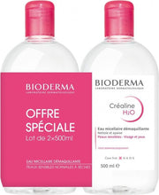 Bioderma Sensibio (Créaline) H2o Make Up Removing Micelle Solution 2x500ml