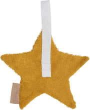 Pericles Speendoekje 22 Cm Katoen/bamboe Okergeel