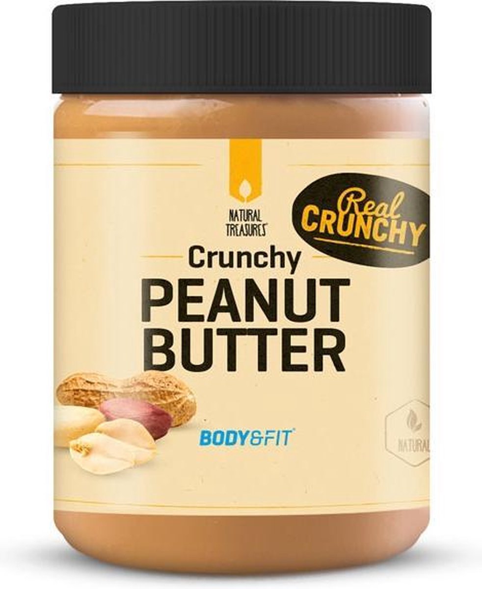 Body & Fit Crunchy Pindapasta - 100% Pindakaas - 1 kg