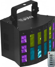 Ibiza Light - 3-IN-1 LED LIGHT EFFECT DERBY-UV-STROBE WITH DMX / IRC