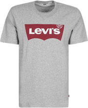 Levi Shirt - Maat M  - Mannen - grijs/rood/wit