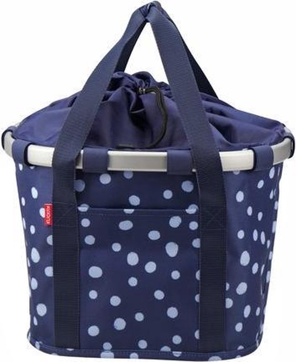 Reisenthel Stuurfietstas Spots Klickfix Blauw