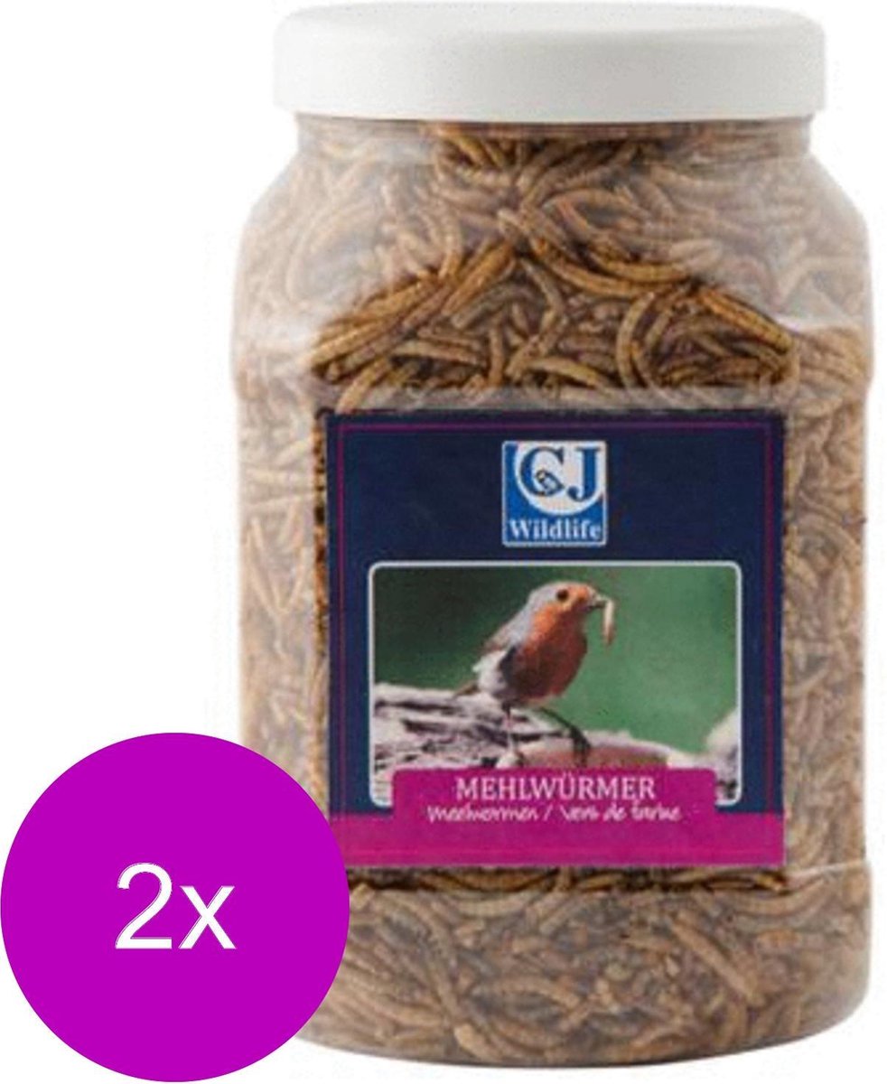 Wildbird Meelwormen In Pot - Voer - 2 x 440 g