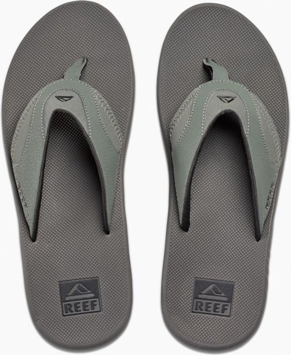 Reef Fanning Grijs / Zwart  - Heren Slippers - RF002026GRB - Maat 47