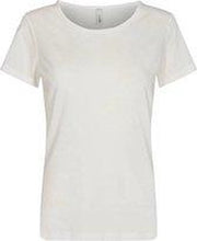 T-shirt SC-pylle-1in de kleur wit maat S/36 met ronde hals