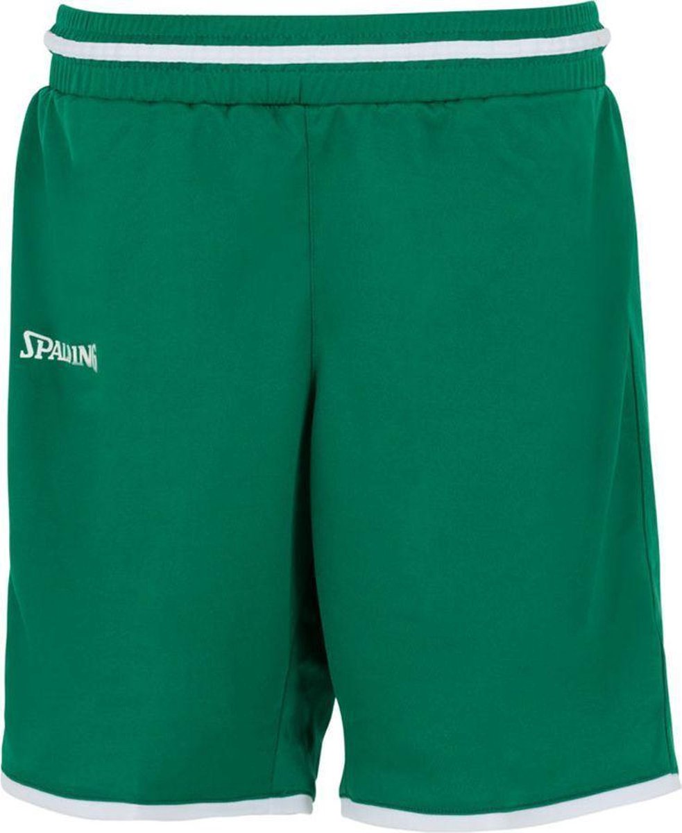 Spalding Move Shorts Dames - Groen / Wit - maat S