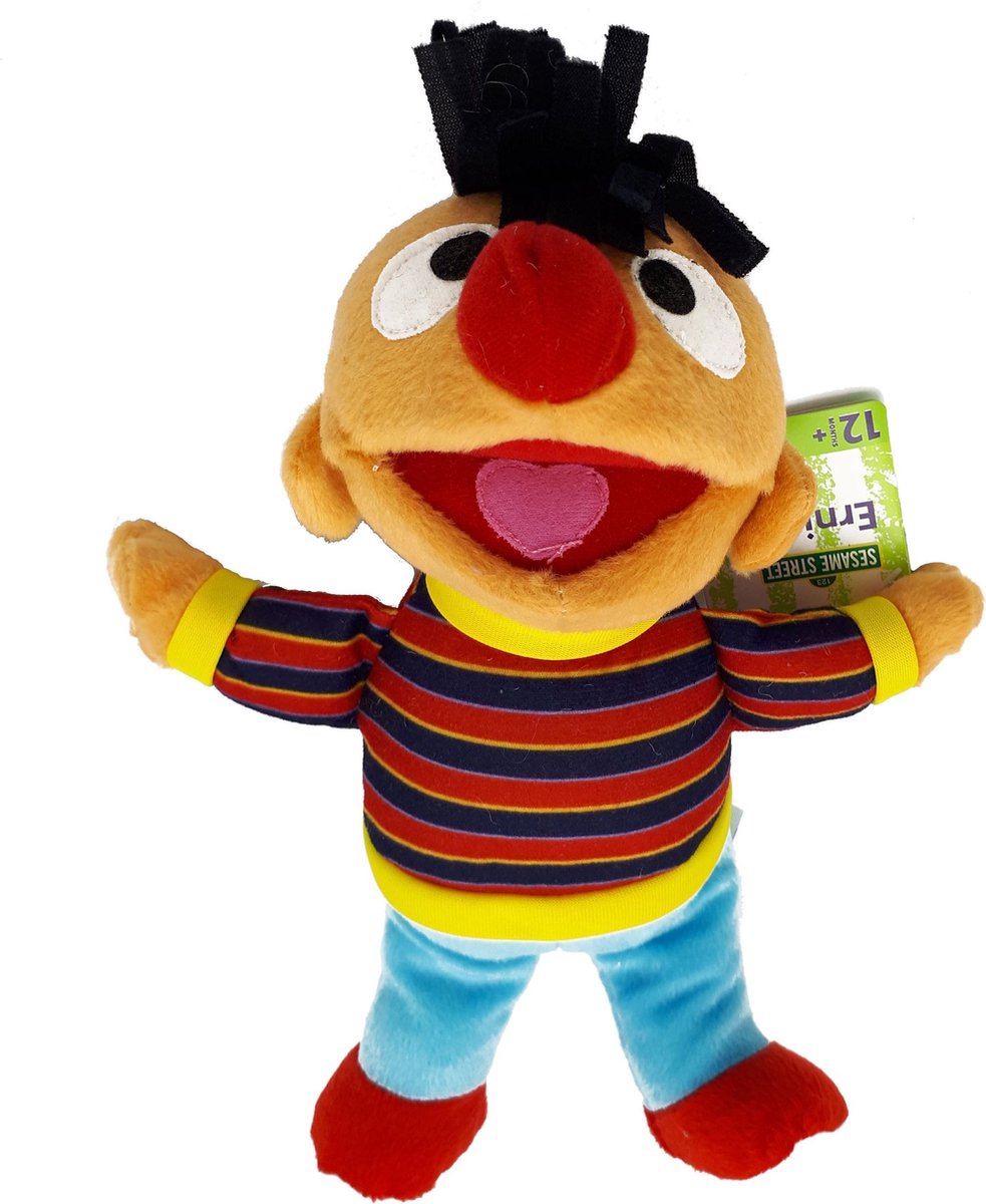 Sesamstraat - Ernie - Pluche Knuffel - Fisher-Price - 27 cm