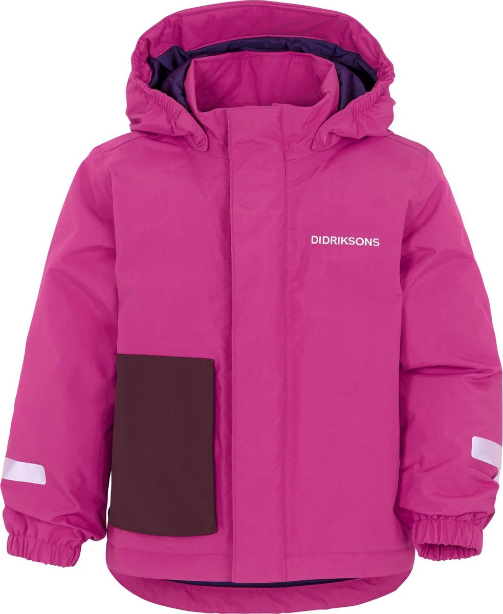 Didriksons - Gevoerde regenjas voor kinderen - Lovis - Seringenroze - maat 120 (116-122cm)