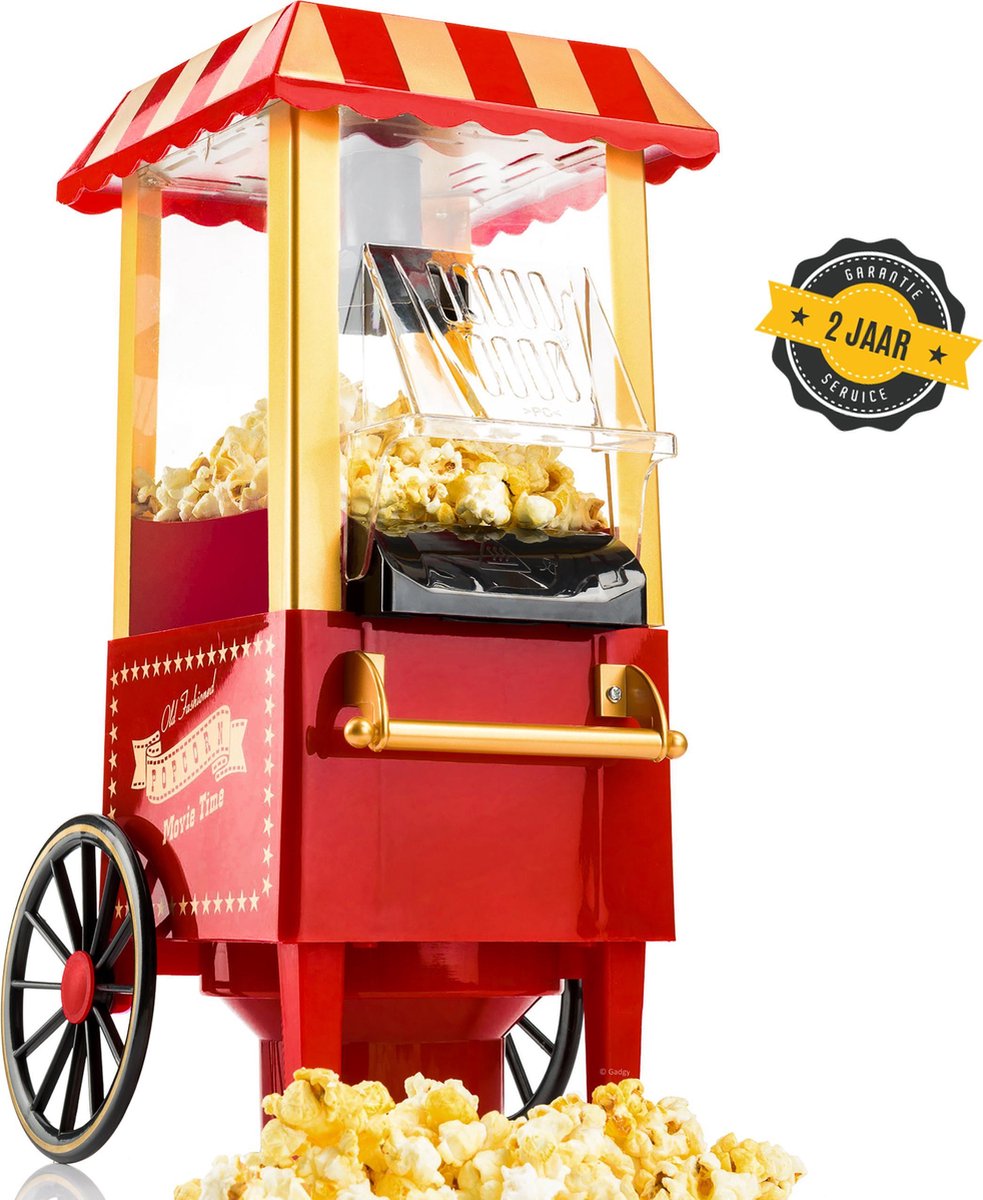 Gadgy Popcorn Machine - Klassieke Popcorn Maker - hete lucht