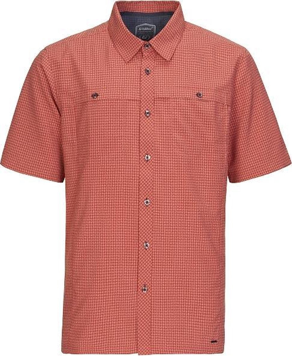 Killtec heren blouse Herald rood ruit - maat 4XL