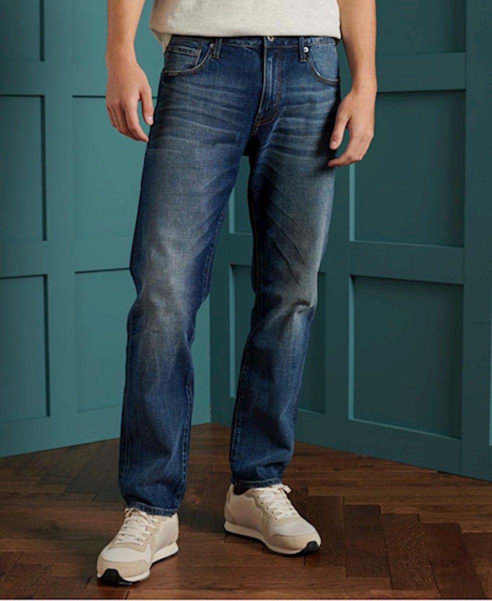 Superdry Heren Tailored jeans met rechte pijpen