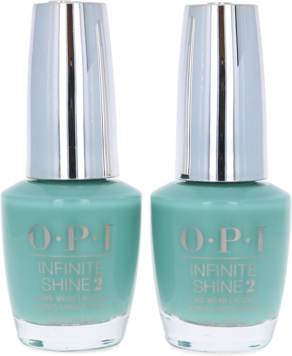 O.P.I Infinite Shine Nagellak - Verde Nice To Meet You (2 stuks)