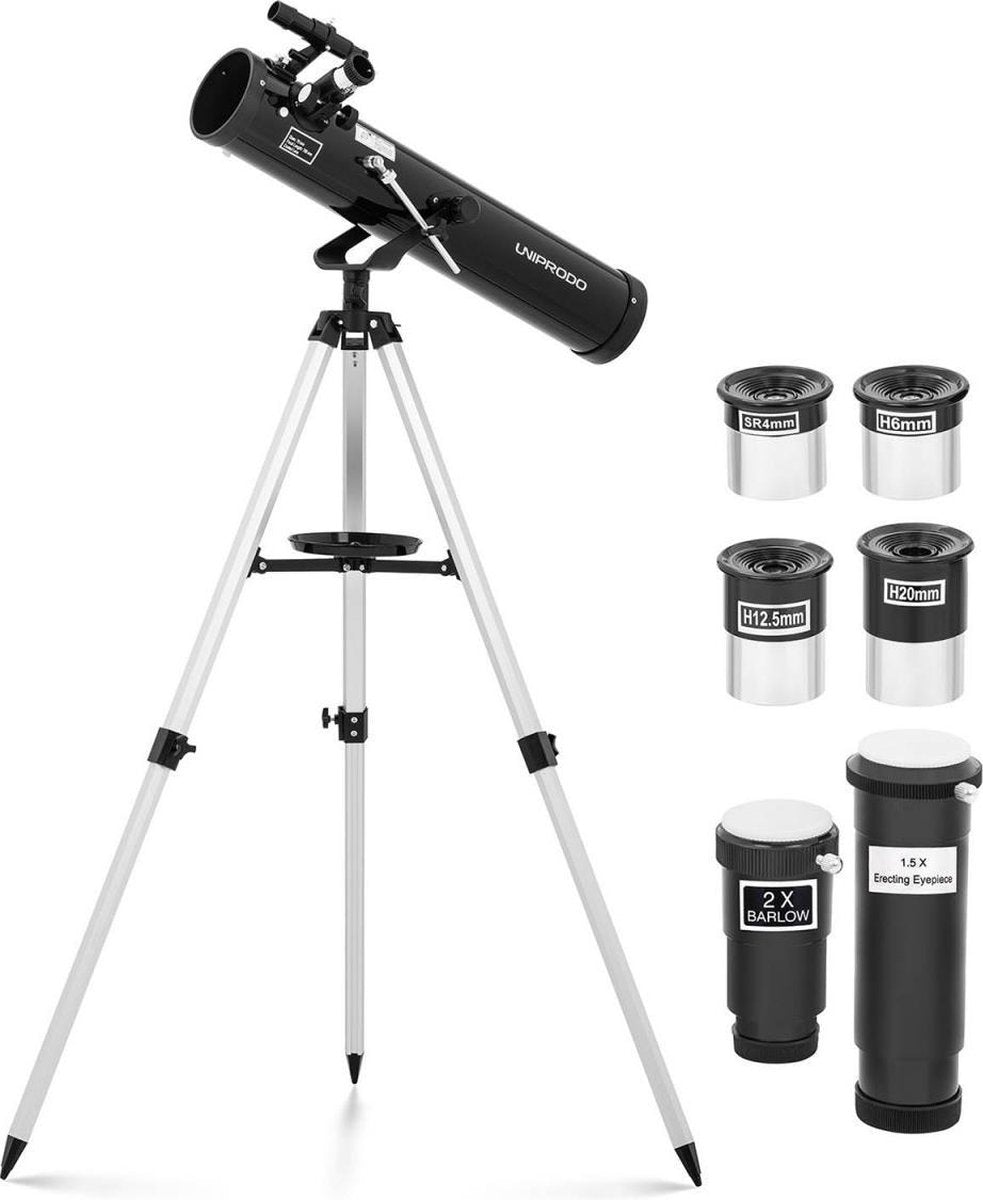 Uniprodo Telescoop - Ø 76 mm - 700 mm - statief