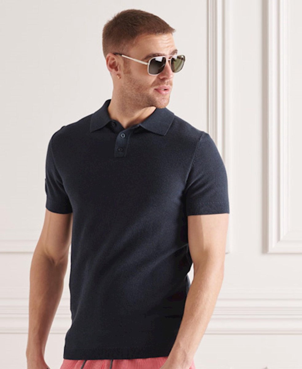 Superdry Heren Trui Fine Knit Polo