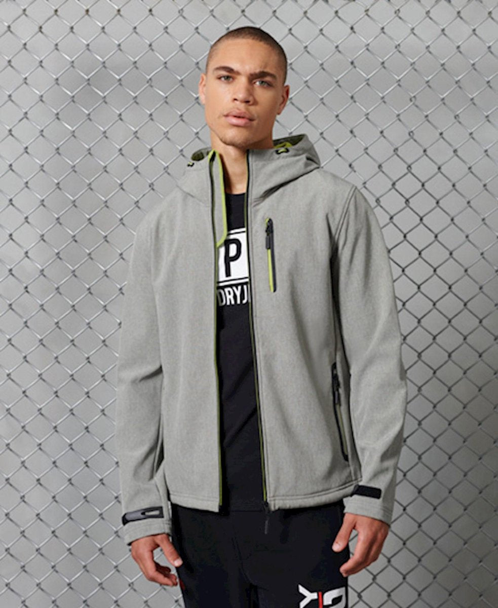Superdry Hooded Softshell Heren Jas - Maat 3XL