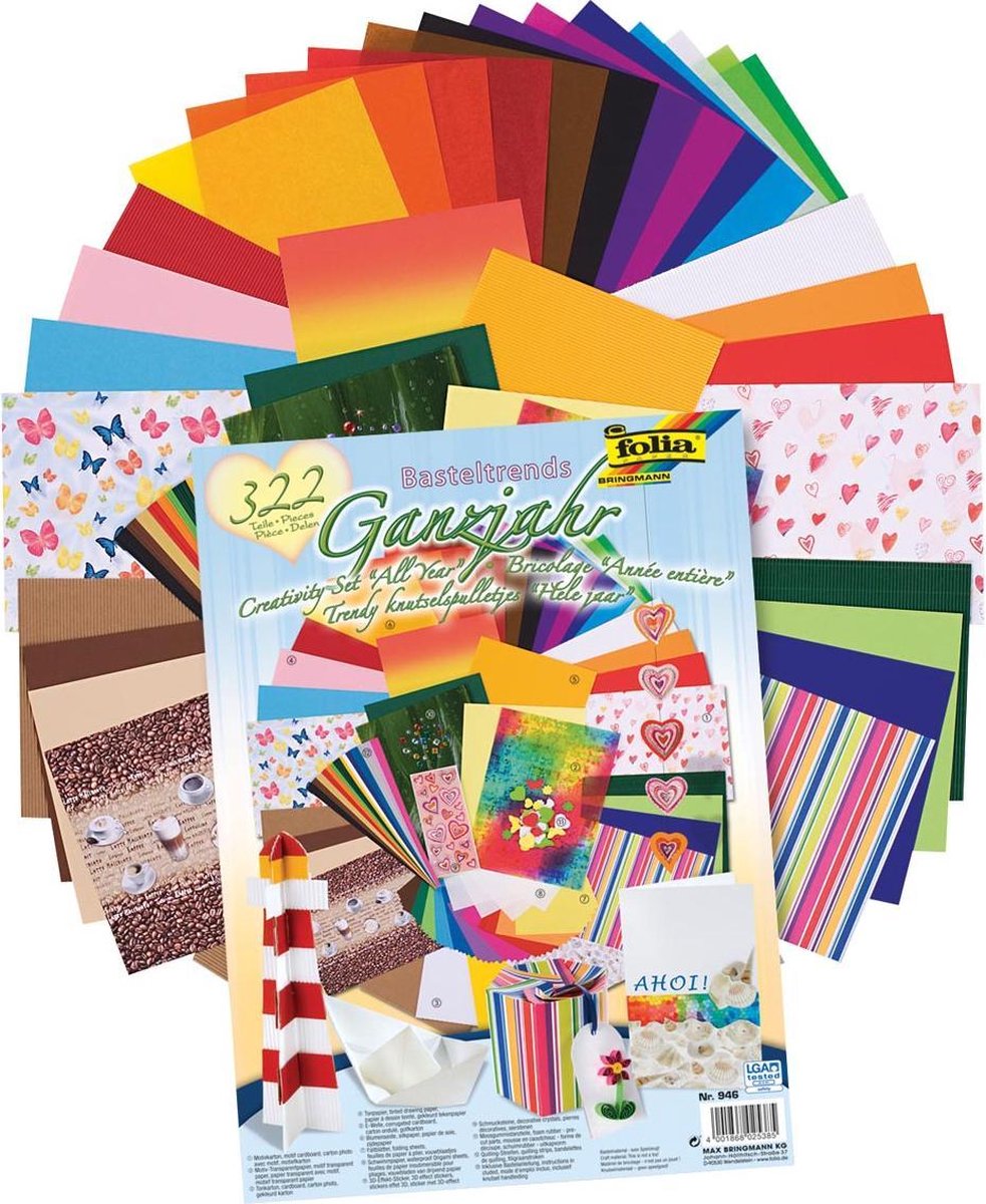 5x Folia knutselset All Year II