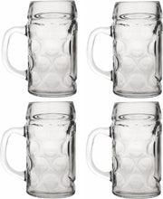 Oktoberfest - 4x Bierpullen/Bierglazen van 1 liter Oktoberfest bierglazen - Bierfeest bierglas
