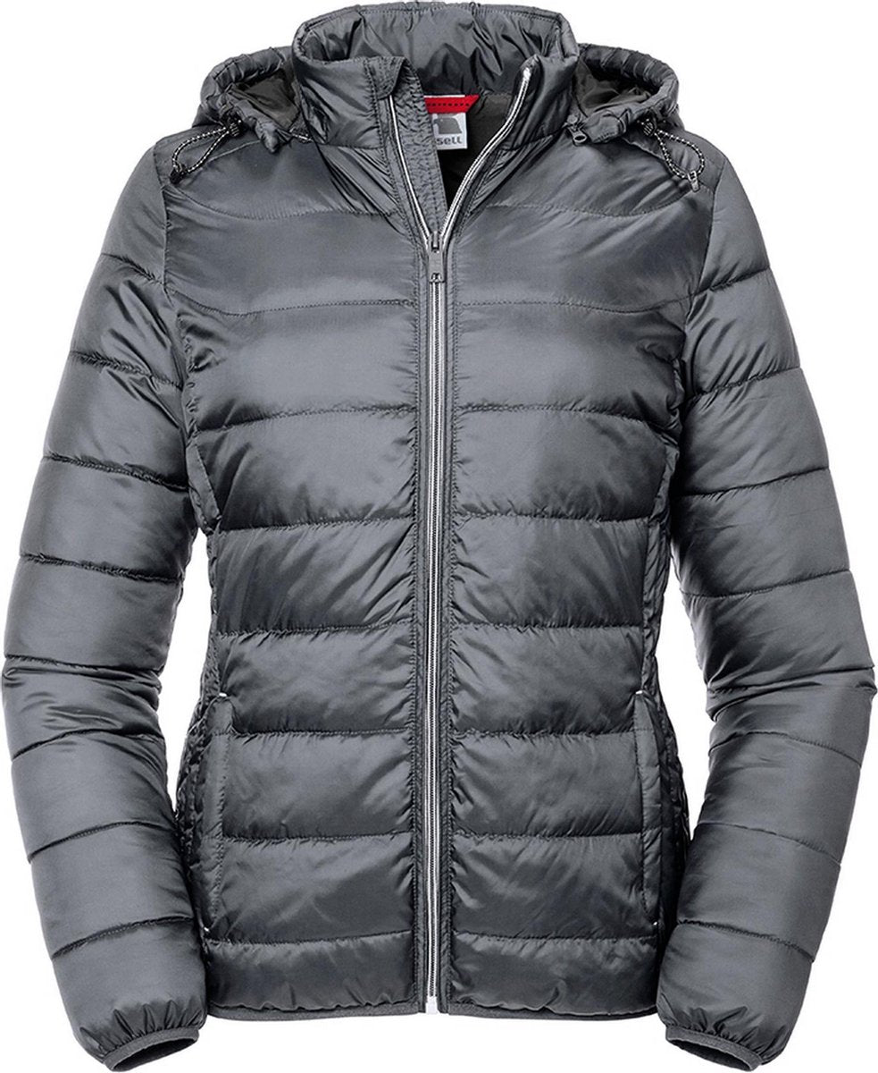 Russell Dames/dames Hooded Nano Gewatteerd Jasje (Strijkijzer)