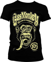 Gas Monkey Garage Dames Tshirt -L- Big Brand Logo Zwart