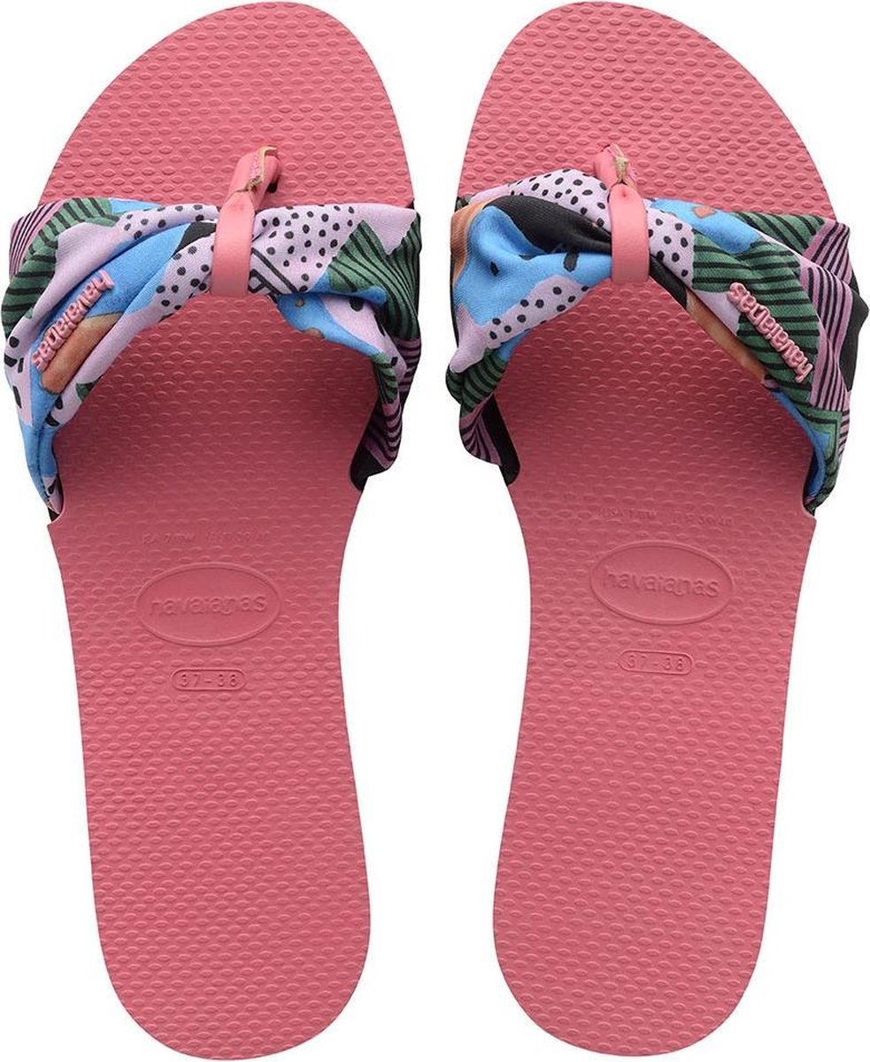 Havaianas You Saint Tropez Dames Slippers - Pink Porcelain - Maat 37/38