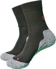 2-pack Wandelsokken - Maat 39-42 - Zwart - Naadloos - Coolmax - links/rechts - ( 2 paar )