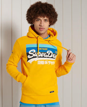 Superdry Heren Trui Vintage Logo Cali hoodie met strepen
