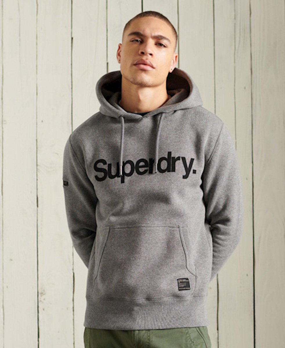 Superdry Heren Trui Military hoodie met grafische print
