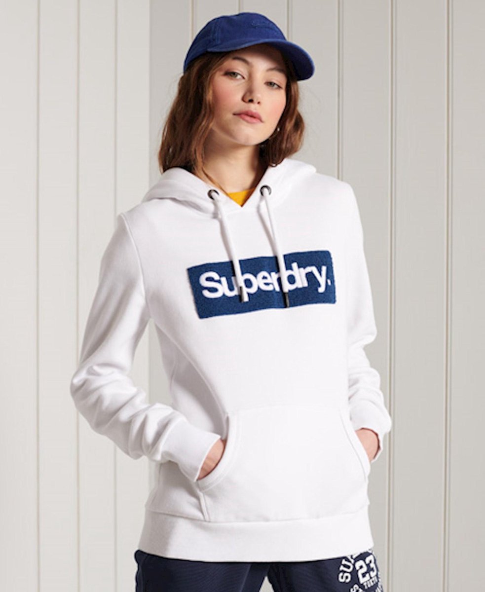 Superdry CL Workwear Dames Hoodie - Maat XL
