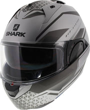 Shark Evo ES Yari Sak Matt Silver Anthracite Black  Systeemhelm - Motorhelm - Maat S